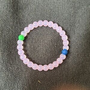 Bracelet - Pink, Green, Blue